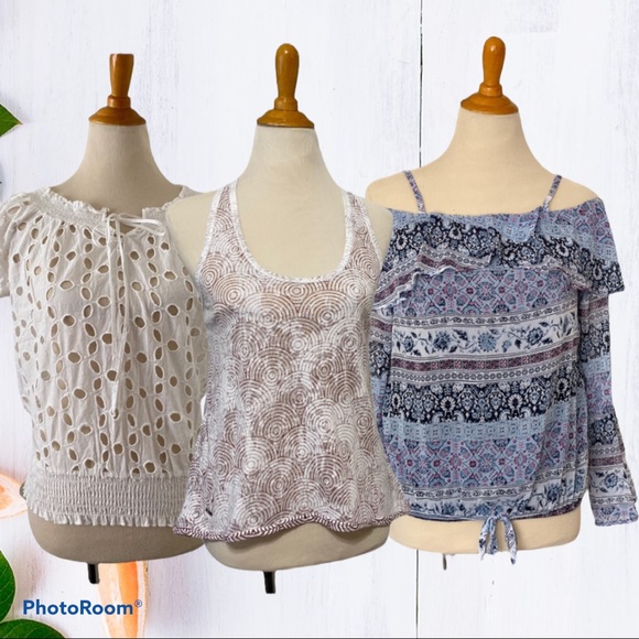 Buffalo David Bitton Tops - Lot of 3 tops all Size Small Buffalo , BCX , HALO women’s